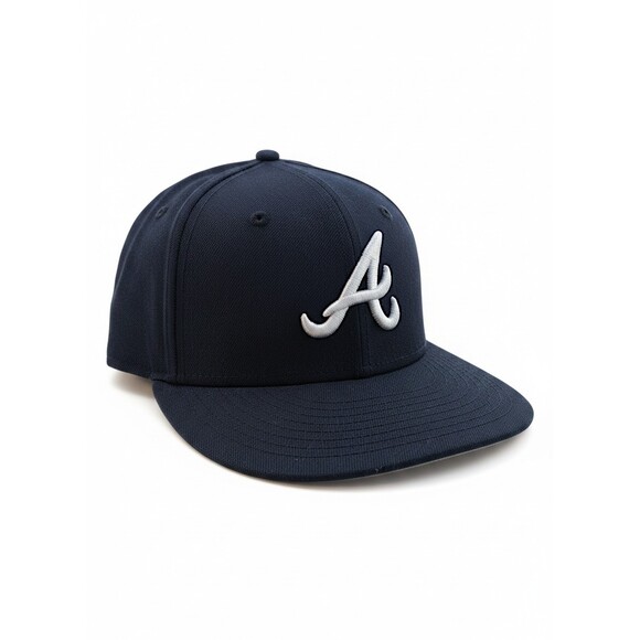 New Era Other - New Era 59FIFTY Atlanta Braves Fitted Hat Size 7 Navy MLB On Field Cap NWOT